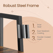 5-Tier Narrow Ladder Bookshelf – Wood – Rustic Brown and Ink Black – Versatile for Home Office, Living Room, Bedroom, and Kitchen