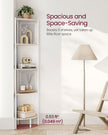5-Tier Corner Shelf – Metal – Oatmeal Beige – Rattan Effect Sides