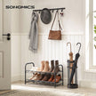 2-Tier Stackable Shoe Rack – Steel – Black – Holds Up to 12 Pairs
