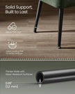 Ottoman Bench – Synthetic Leather – Forest Green – Mid-Century Modern Design, Load Capacity 300 kg
