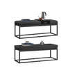 Ottoman Bench – Fabric – Ink Black – Stylish End of Bed Seating