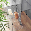Plastic Modular Pet Playpen – Grey – DIY Design for Small Animals