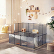 Pet Playpen – Plastic – Grey – Indoor DIY Expandable Design