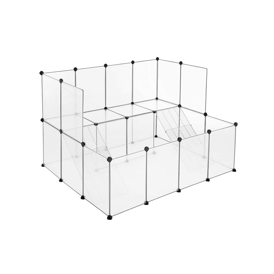 Pet Playpen – Plastic – White – DIY Design for Small Animals