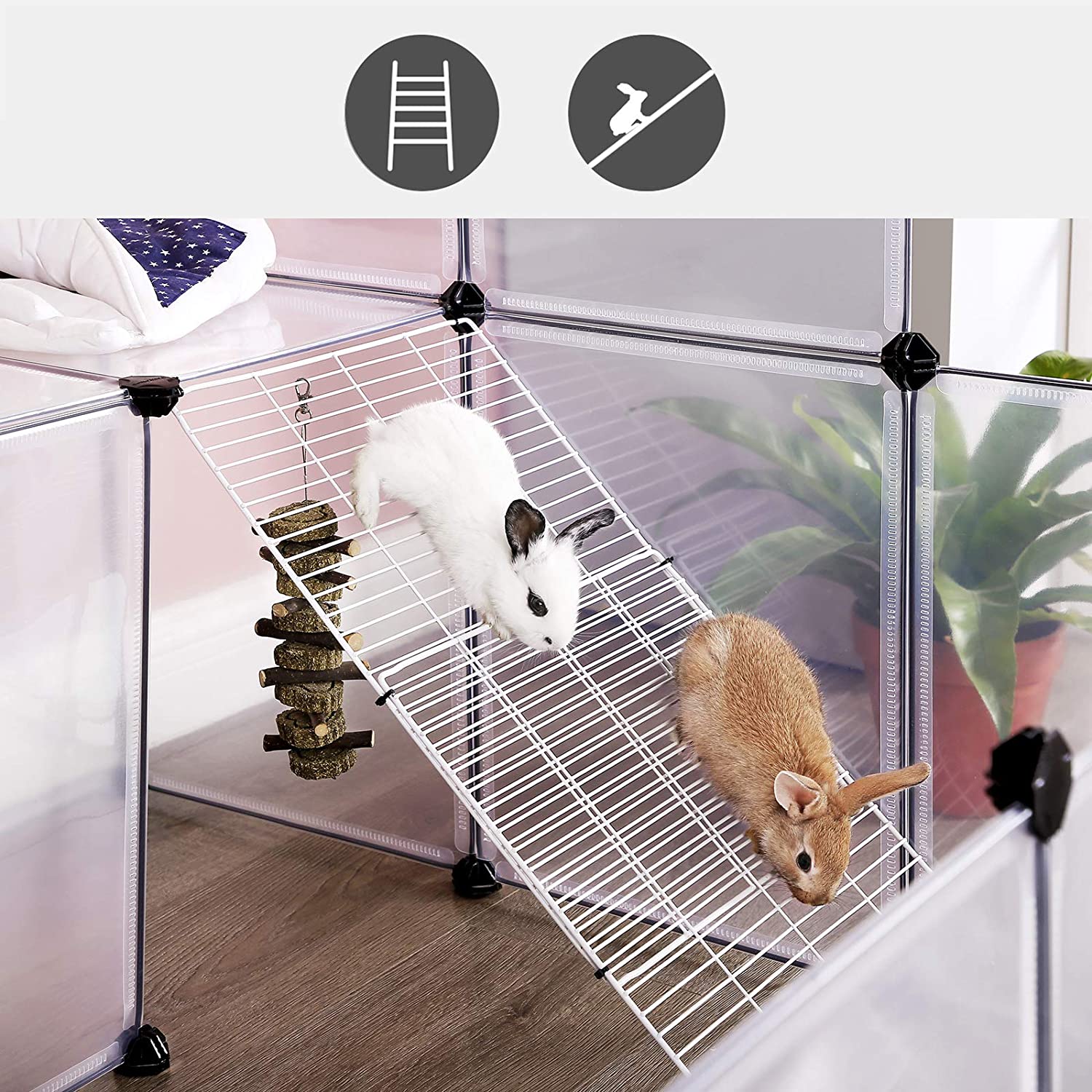 Pet Playpen – Plastic – White – DIY Design for Small Animals