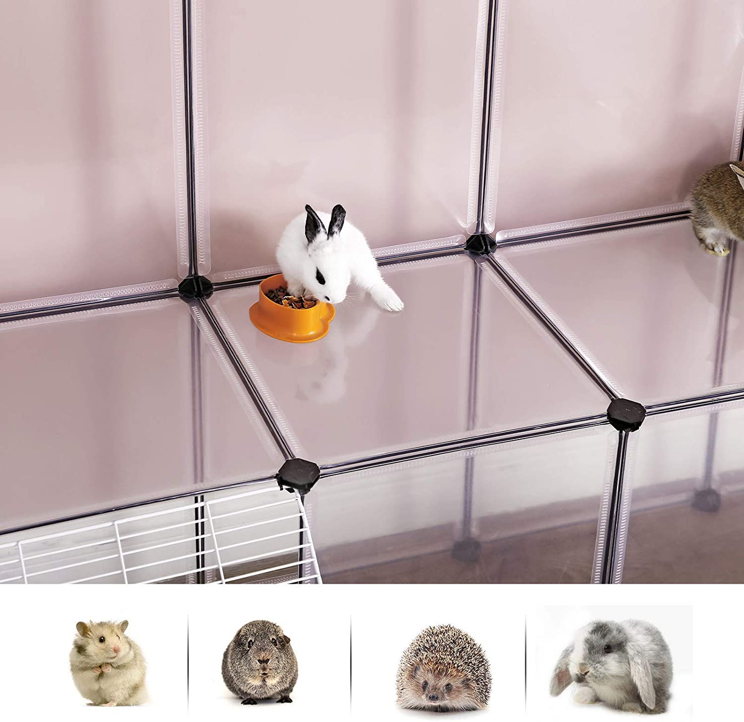 Pet Playpen – Plastic – White – DIY Design for Small Animals