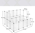 Pet Playpen – Plastic – White – DIY Design for Small Animals