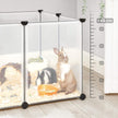 Pet Playpen – Clear Plastic – Grey – DIY Design for Small Animals