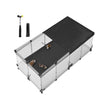Small Animal Playpen - 144L - PP Plastic, Steel - Semi-Transparent Panels - Breathable Top