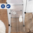 Modular Pet Playpen – Plastic – White – DIY Design