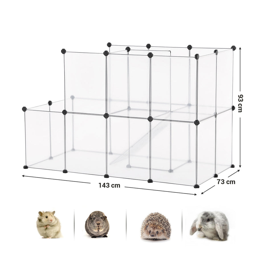 Modular Pet Playpen – Plastic – White – DIY Design