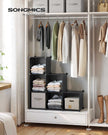6-Cube Storage Organizer – MDF – Ink Black – Interlocking Design