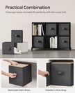 Cube Organizer – Non-Woven Fabric – Ink Black and Dove Grey – Customizable Shape with 9 Storage Boxes
