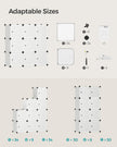 9 Cube Storage Organizer – Quality Plastic – White – Stable and Easy to Assemble
