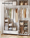 16-Cube Storage Unit – PP Plastic – Camel Brown – Stackable and Versatile Shelving System