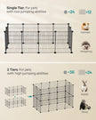 DIY Metal Cage – Steel – Black – Modular Design for Small Animals