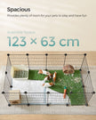 DIY Metal Cage – Steel – Black – Modular Design for Small Animals