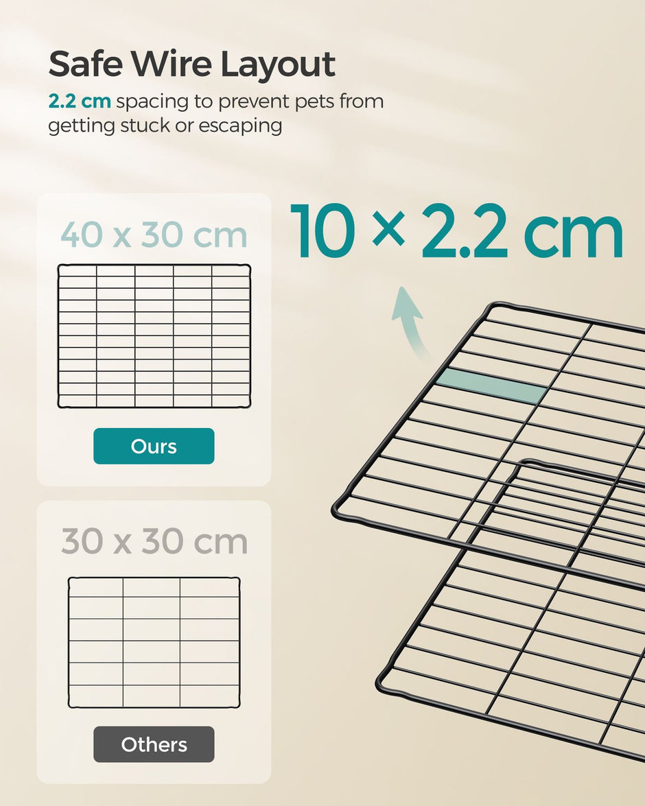DIY Metal Cage – Steel – Black – Modular Design for Small Animals