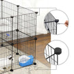 Pet Playpen – Metal – Black – 2 Floors Customisable with Indoor Use