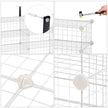 Shoe Rack – Metal – Black – Modular DIY Interlocking Design
