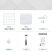 16 Cube Metal Wire Storage Organiser – White – Modular DIY Design