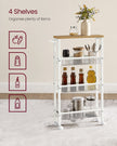 Kitchen Cart – Steel – N/A – Space-Saving Design with Wheels