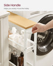 Kitchen Cart – Steel – N/A – Space-Saving Design with Wheels