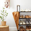 5-Tier Shoe Rack – Metal – Black – Stackable Space-Saving Organizer