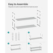 2-Tier Shoe Rack – Metal – Black – Holds Up to 10 Pairs of Shoes