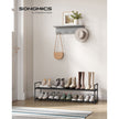 2-Tier Shoe Rack – Metal – Black – Holds Up to 10 Pairs of Shoes