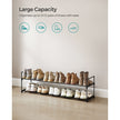 2-Tier Shoe Rack – Metal – Black – Holds Up to 10 Pairs of Shoes