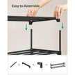 2-Tier Shoe Rack – Metal – Black – Holds Up to 10 Pairs of Shoes