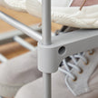 Set of 2 Stackable Metal Shoe Storage Organisers – Grey – Space-Saving Design for Hallway, Bedroom, Living Room