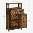 Multipurpose Sideboard – Steel Frame – Industrial Style – Drawer and Adjustable Shelf