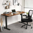 Electric Desk Frame – Steel – Black – Motorized Height Adjustment and Adjustable Length