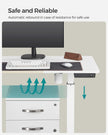 Electric Standing Desk – Metal – Black – Height Adjustable