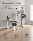 Height Adjustable Desk – Electric – Multi-Height – Four Memorable Settings