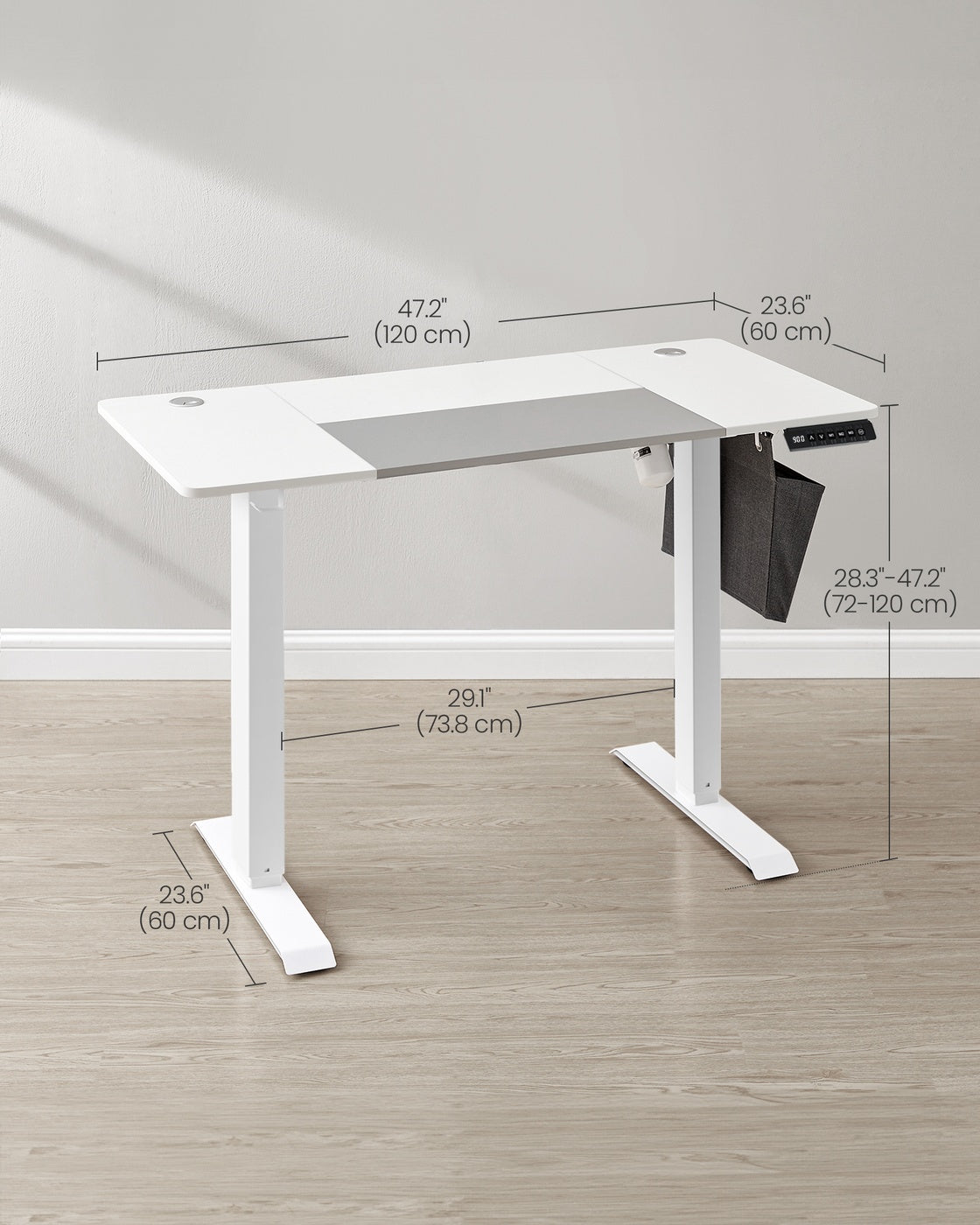 Height Adjustable Desk – Electric – Multi-Height – Four Memorable Settings