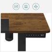 Electric Standing Desk – Steel and Particle Board – Modern Gray – Height Adjustable