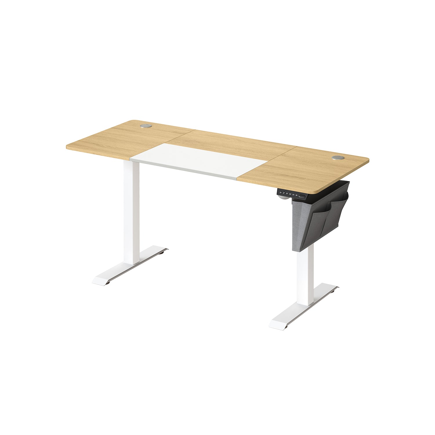Height Adjustable Desk – Electric – Natural Oak – 4 Memory Height Settings