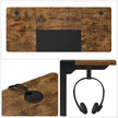 Height Adjustable Electric Standing Desk – Wood – Black – Ergonomic Design