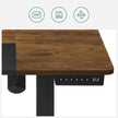 Height Adjustable Electric Standing Desk – Wood – Black – Ergonomic Design