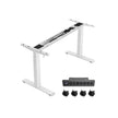 Electric Standing Desk Frame – Metal – Black – Height Adjustable with Double Motor and Memory Function