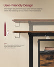 Height Adjustable Desk – Engineered Wood – Cloud White – Electric with 4 Memory Heights and Storage Pocket