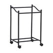 Laundry Hamper – Fabric – Grey – Rolling with 2 Removable Sorter Bags