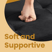 Foldable Storage Ottoman – Velvet – Slate Grey – Includes 2 Extra Storage Boxes