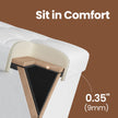 Ottoman Bench – PU Leather and Foam – Black – Folding with Storage Space