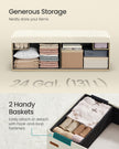 Foldable Storage Ottoman Bench – Fabric – Jelly Pink – Versatile Foot Rest and Storage Solution