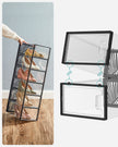 Pack of 18 Transparent Plastic Shoe Storage Boxes – Stackable and Breathable – Suitable for Max. UK Size 11