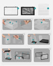 Pack of 18 Transparent Plastic Shoe Storage Boxes – Stackable and Breathable – Suitable for Max. UK Size 11